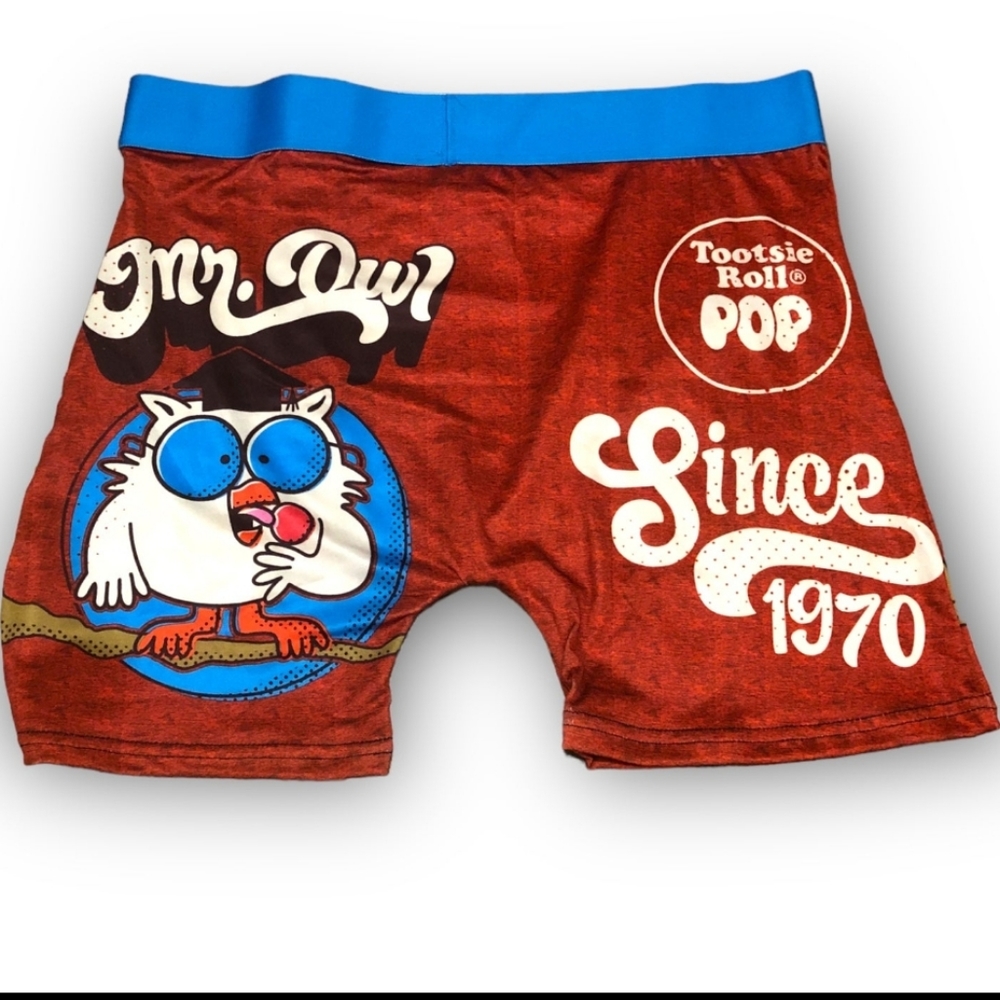 Happy Boxer Boxer briefs men's Tootsie Pop Owl